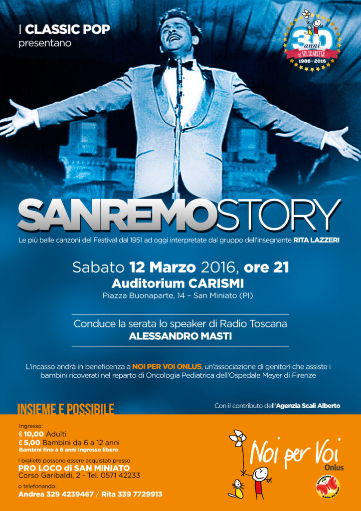 Sanremo Story- Noi per Voi Onlus