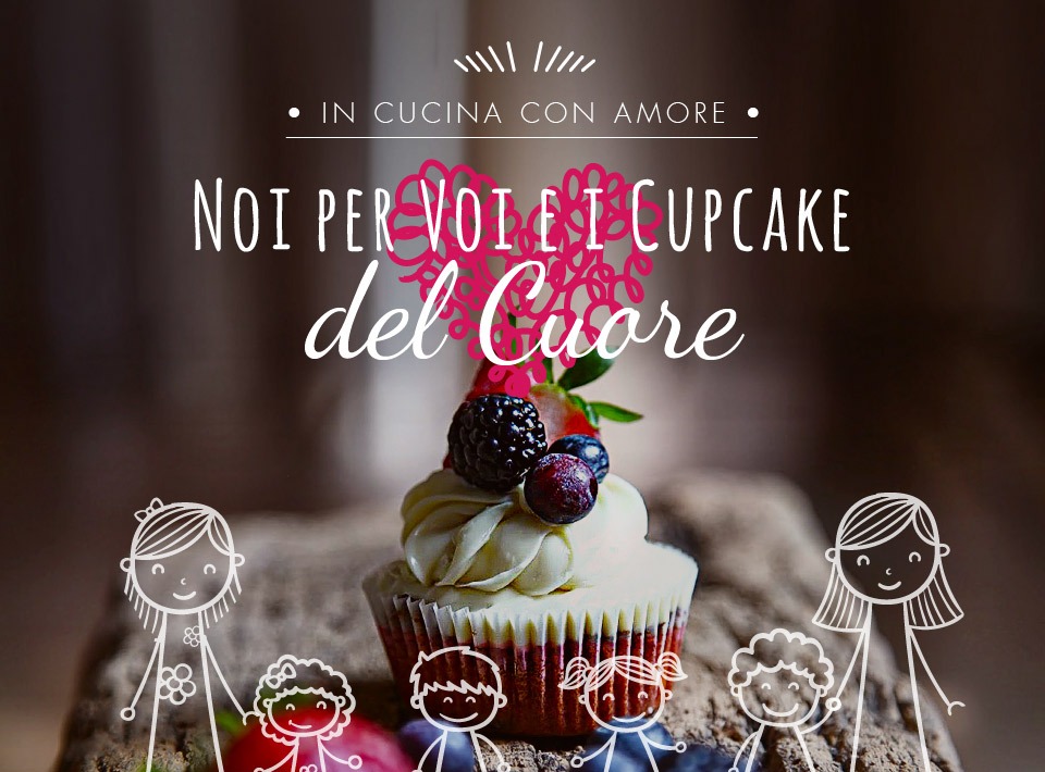 cupcake del cuore Noi per Voi